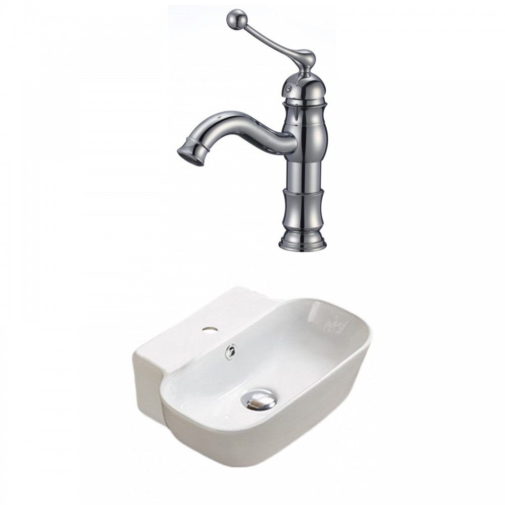 16.34-in. W Bathroom Vessel Sink Set_AI-33477