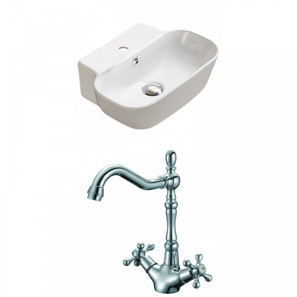 16.34-in. W Bathroom Vessel Sink Set_AI-33483