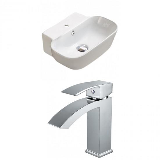 16.34-in. W Bathroom Vessel Sink Set_AI-33491