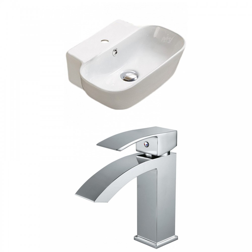 16.34-in. W Bathroom Vessel Sink Set_AI-33491