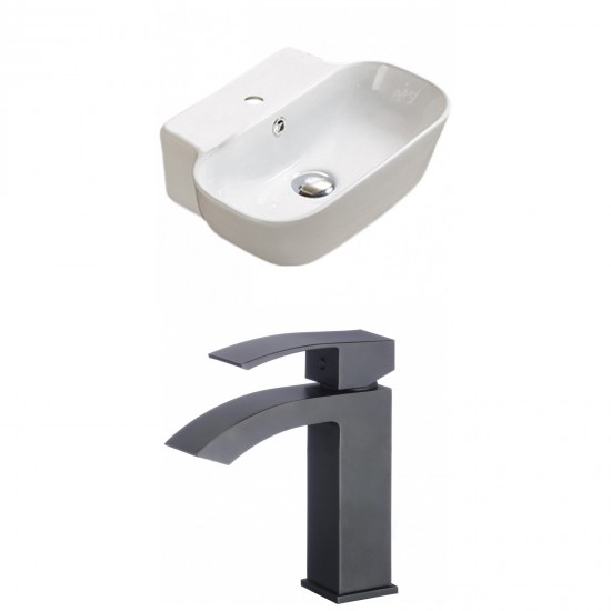 16.34-in. W Bathroom Vessel Sink Set_AI-33492