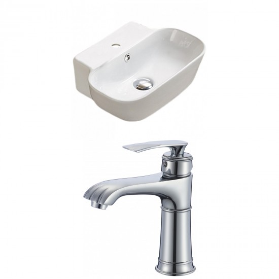 16.34-in. W Bathroom Vessel Sink Set_AI-33494