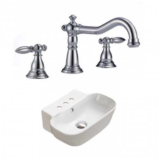 16.34-in. W Bathroom Vessel Sink Set_AI-33500