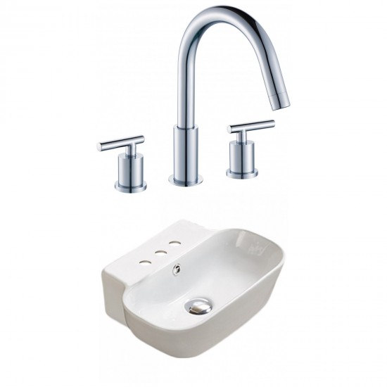 16.34-in. W Bathroom Vessel Sink Set_AI-33501