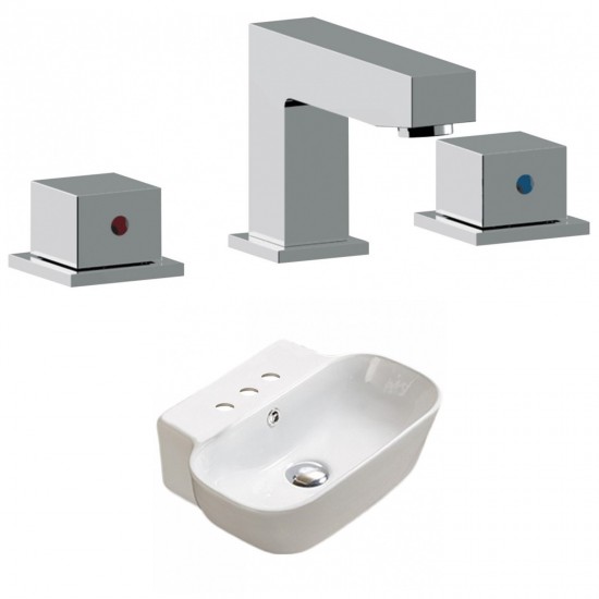 16.34-in. W Bathroom Vessel Sink Set_AI-33502