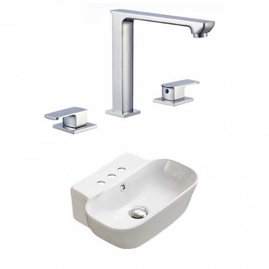 16.34-in. W Bathroom Vessel Sink Set_AI-33503