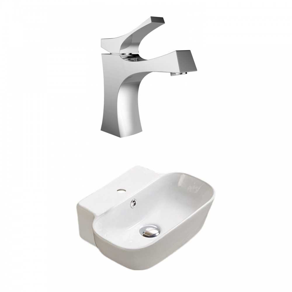 16.34-in. W Bathroom Vessel Sink Set_AI-33504