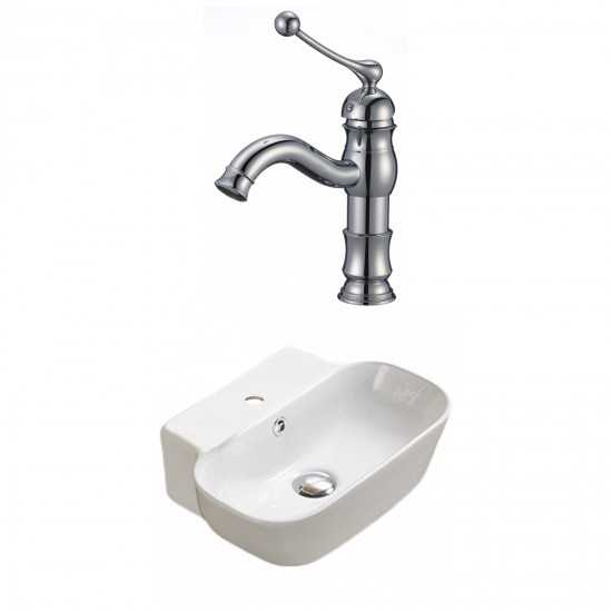 16.34-in. W Bathroom Vessel Sink Set_AI-33509