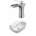 16.34-in. W Bathroom Vessel Sink Set_AI-33510
