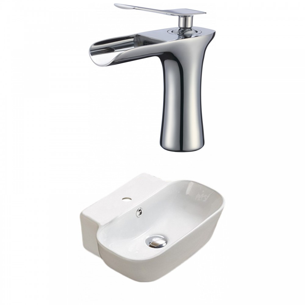 16.34-in. W Bathroom Vessel Sink Set_AI-33510