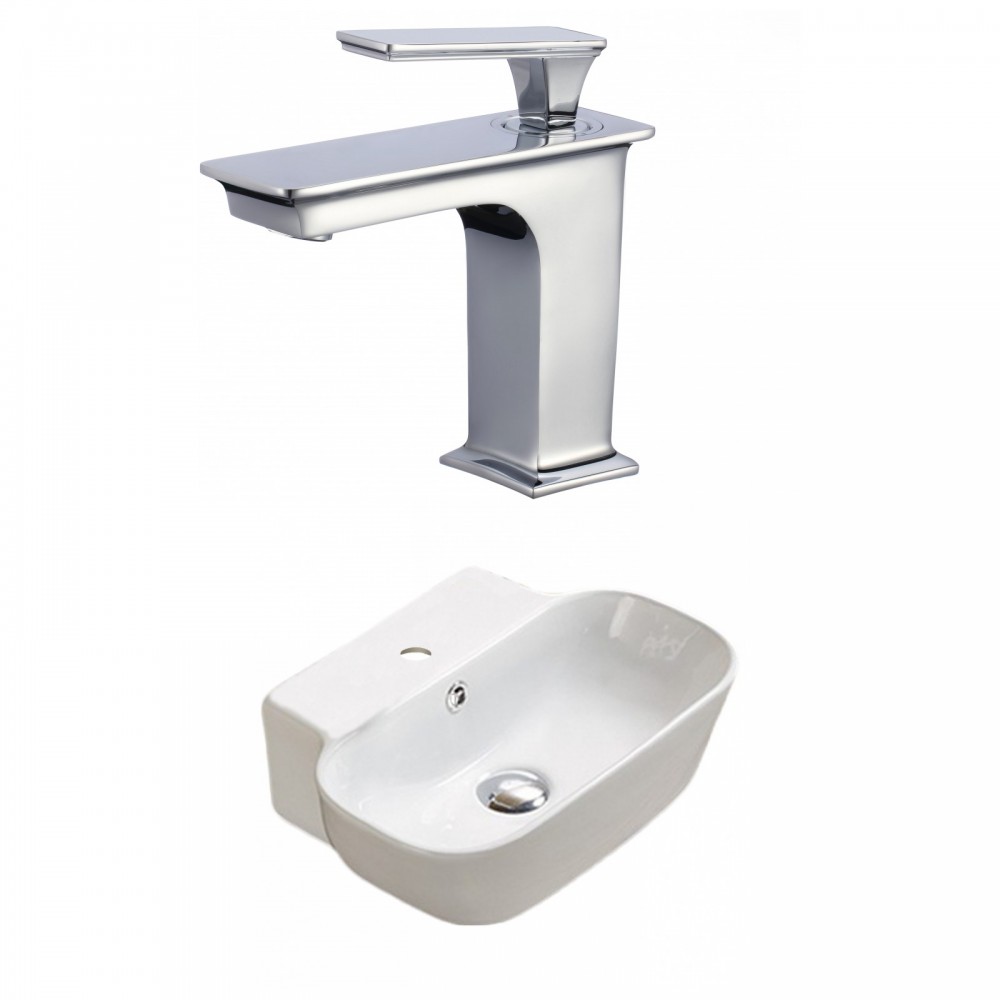 16.34-in. W Bathroom Vessel Sink Set_AI-33511