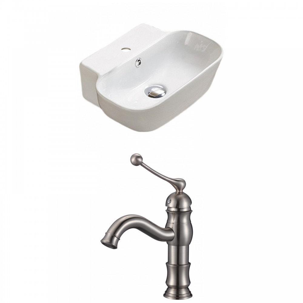 16.34-in. W Bathroom Vessel Sink Set_AI-33514