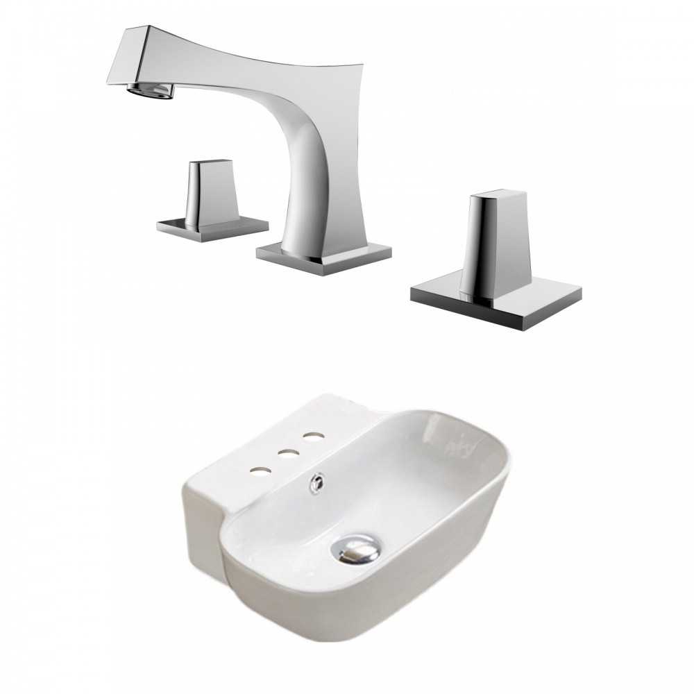 16.34-in. W Bathroom Vessel Sink Set_AI-33528