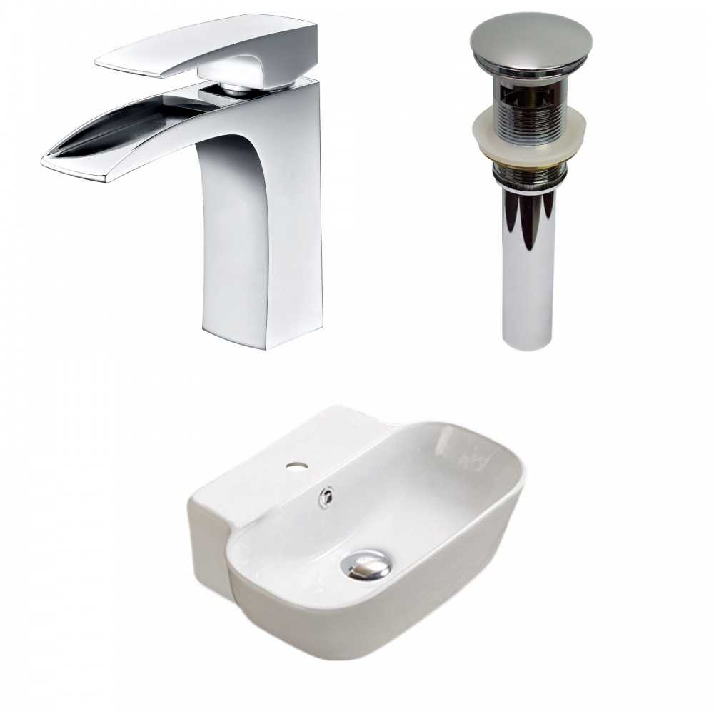 16.34-in. W Bathroom Vessel Sink Set_AI-33540