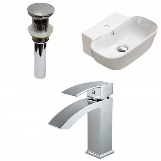 16.34-in. W Bathroom Vessel Sink Set_AI-33553