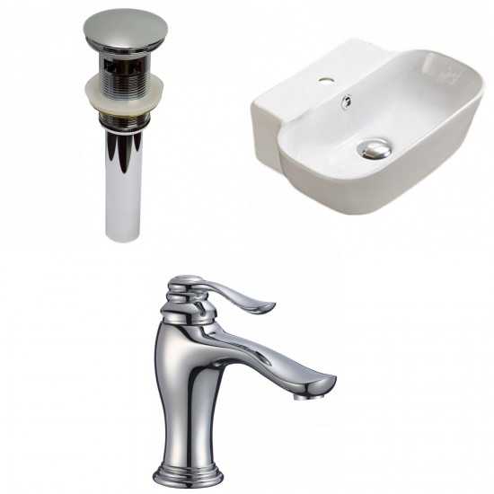 16.34-in. W Bathroom Vessel Sink Set_AI-33555