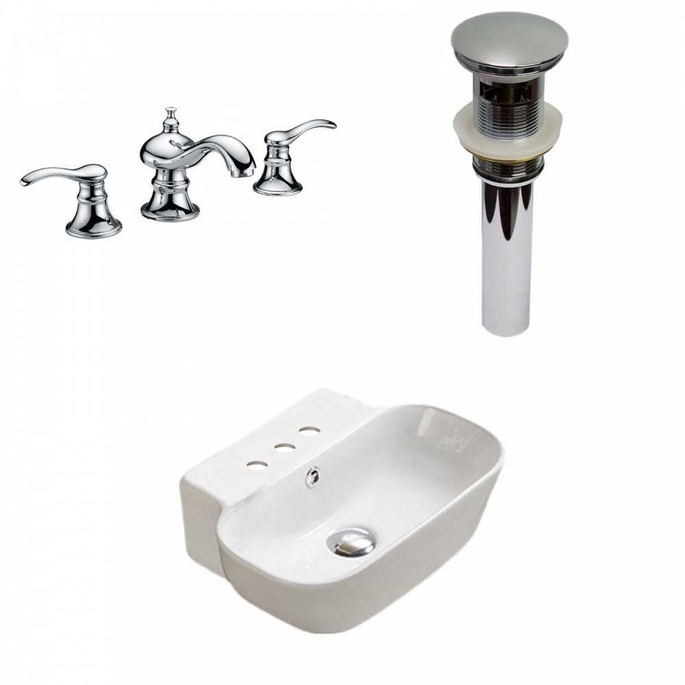 16.34-in. W Bathroom Vessel Sink Set_AI-33559