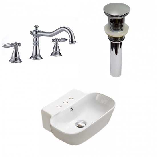 16.34-in. W Bathroom Vessel Sink Set_AI-33562