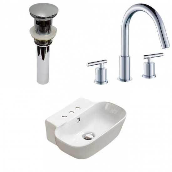 16.34-in. W Bathroom Vessel Sink Set_AI-33563