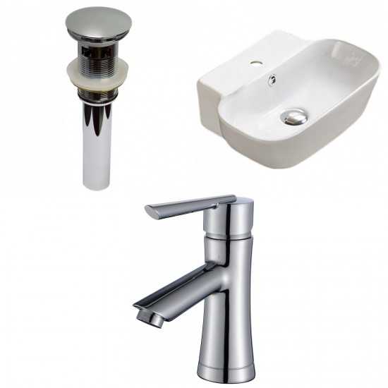 16.34-in. W Bathroom Vessel Sink Set_AI-33579