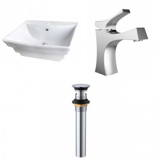 19.75-in. W Bathroom Vessel Sink Set_AI-33712