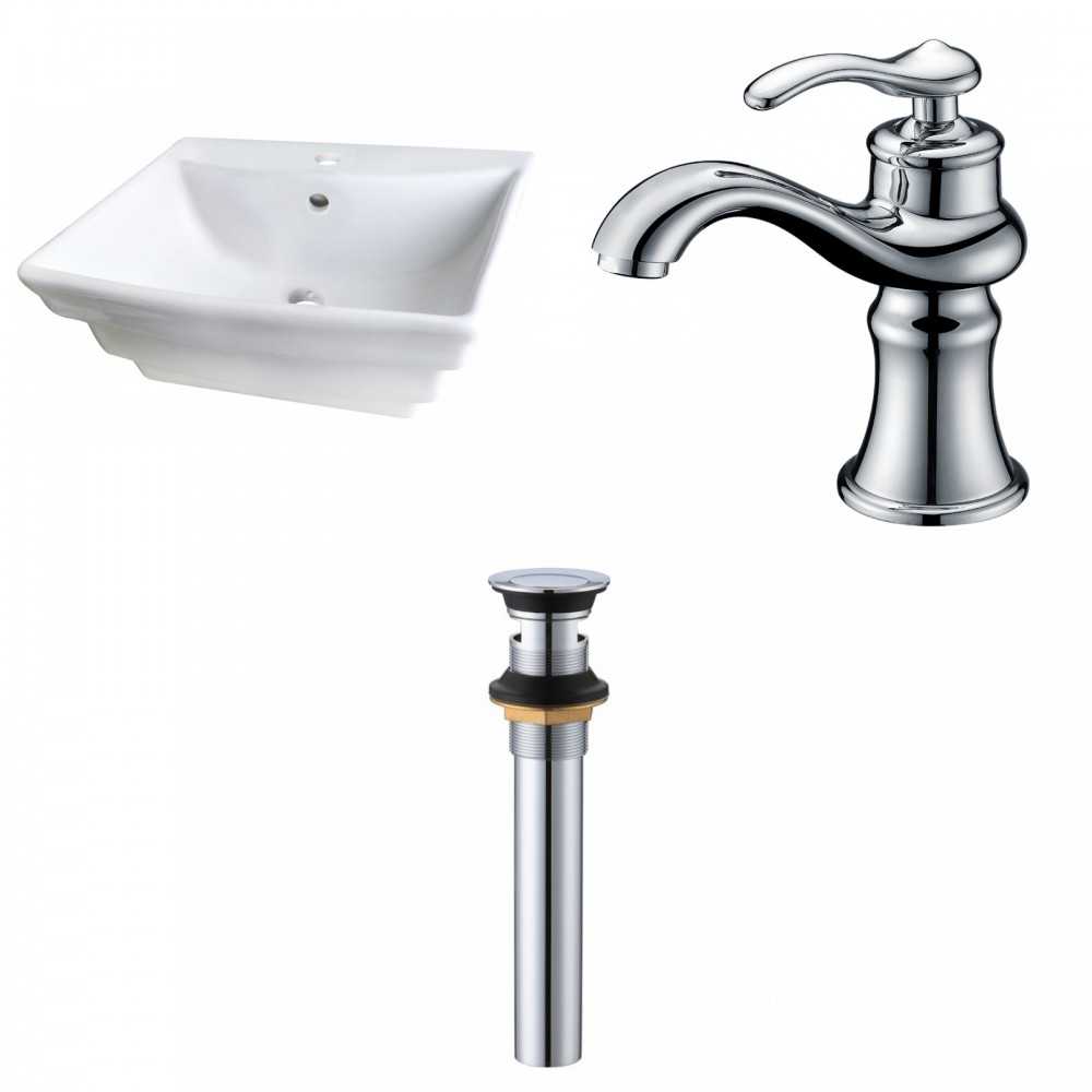 19.75-in. W Bathroom Vessel Sink Set_AI-33713