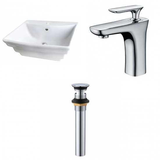 19.75-in. W Bathroom Vessel Sink Set_AI-33715