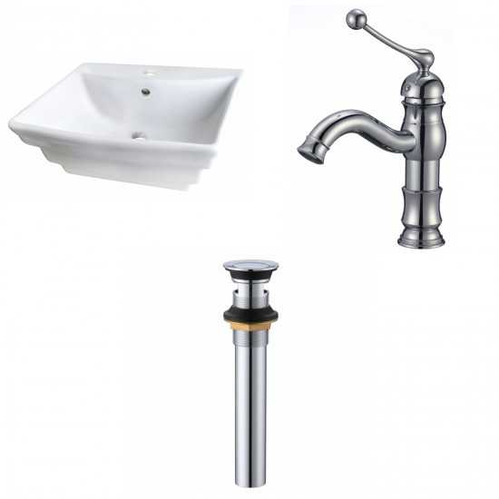 19.75-in. W Bathroom Vessel Sink Set_AI-33717