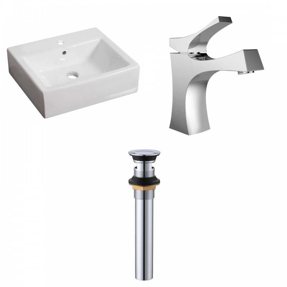 21-in. W Bathroom Vessel Sink Set_AI-33748