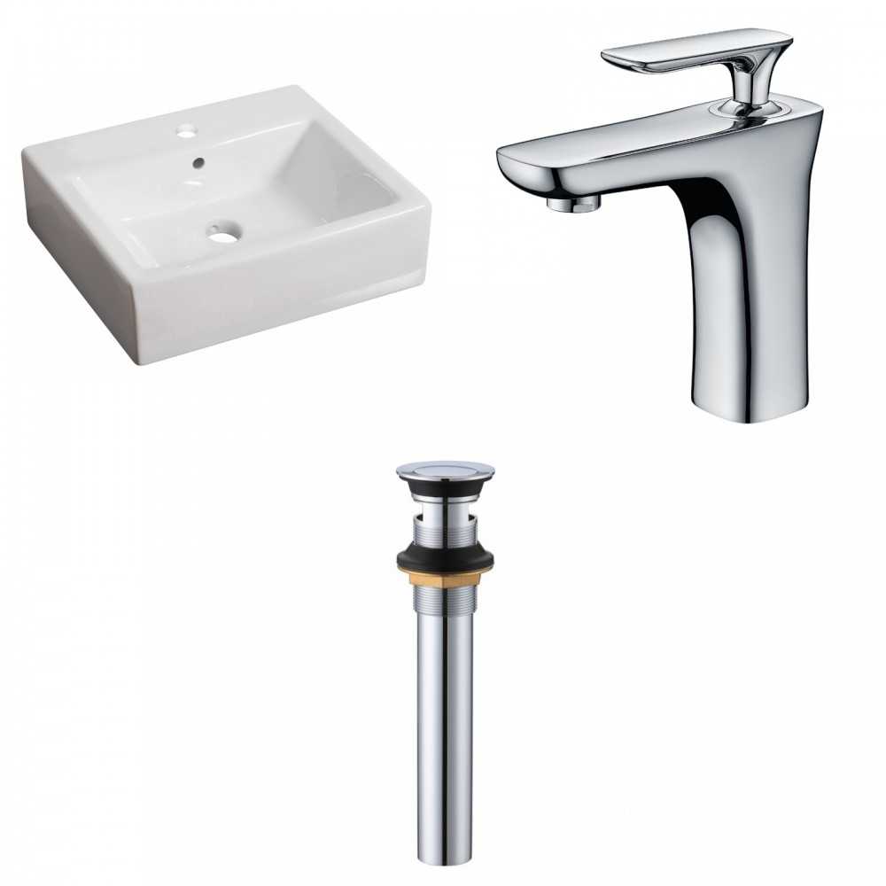 21-in. W Bathroom Vessel Sink Set_AI-33751