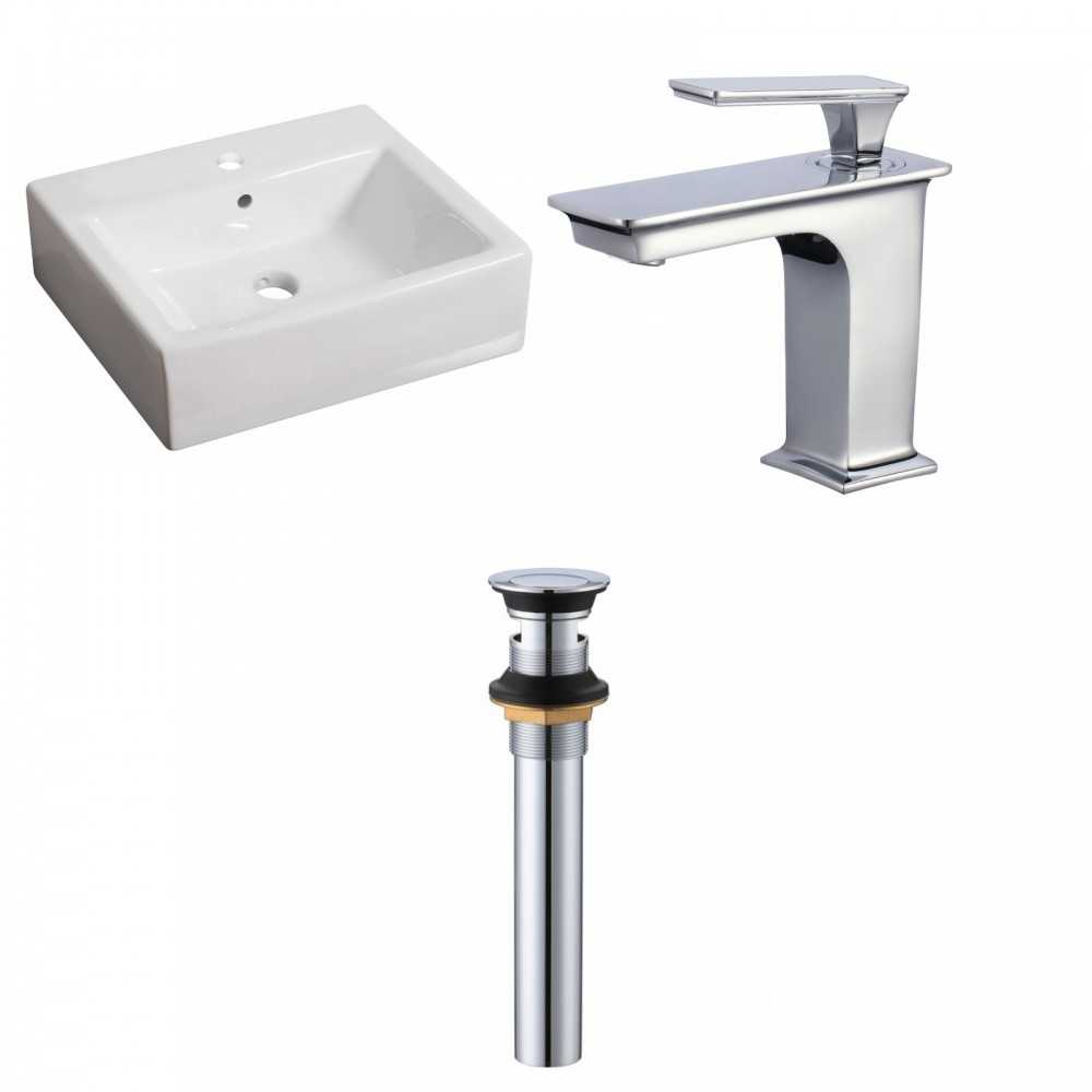 21-in. W Bathroom Vessel Sink Set_AI-33755