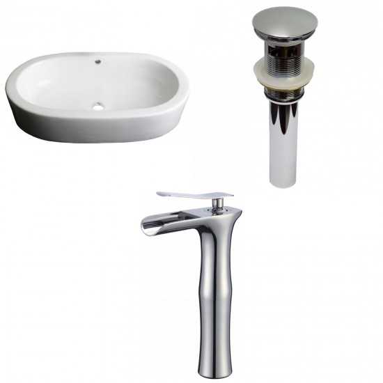 25.25-in. W Bathroom Vessel Sink Set_AI-33765