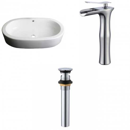 25.25-in. W Bathroom Vessel Sink Set_AI-33768