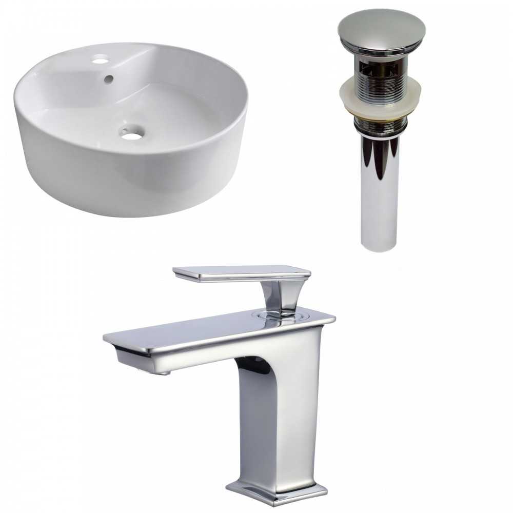 18.25-in. W Bathroom Vessel Sink Set_AI-33771