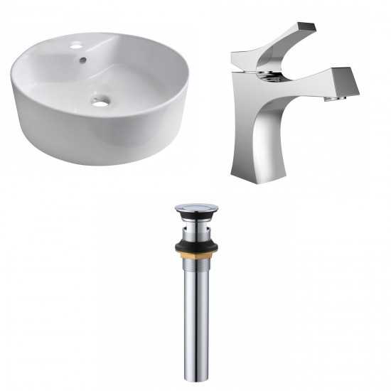 18.25-in. W Bathroom Vessel Sink Set_AI-33772