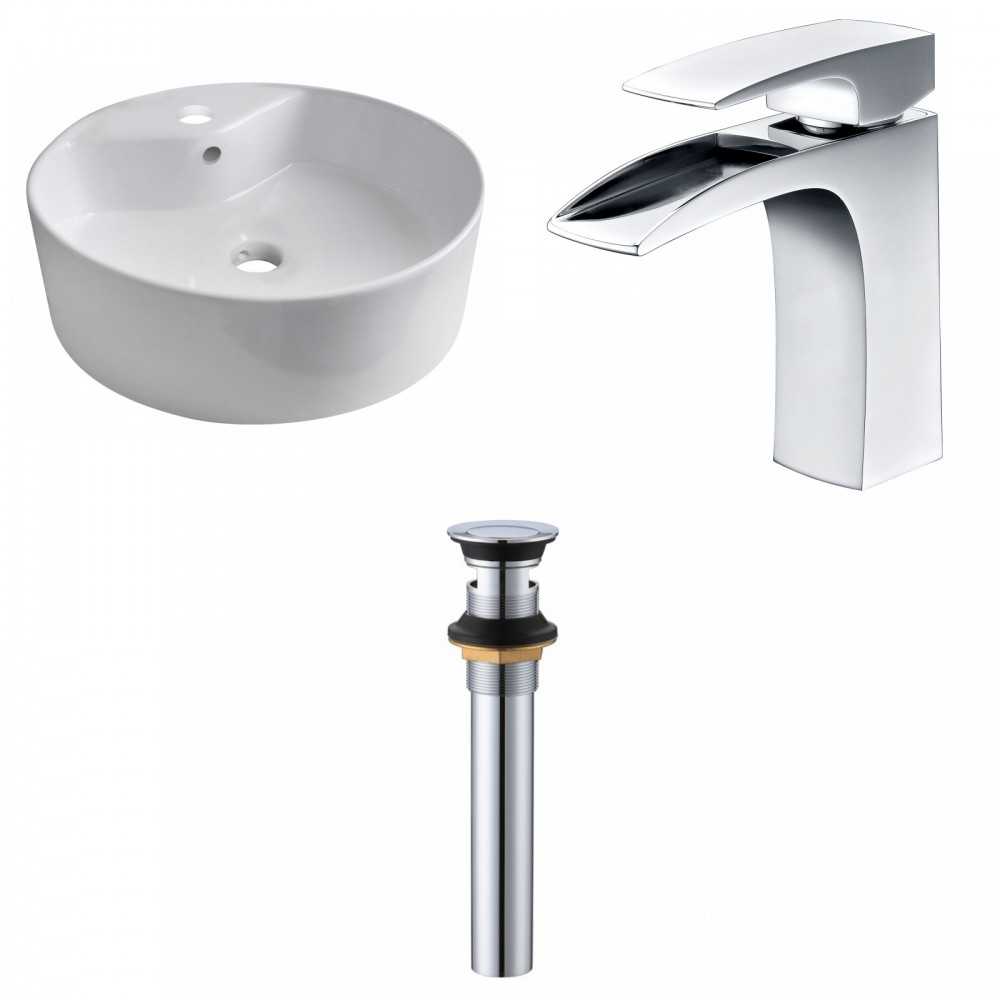 18.25-in. W Bathroom Vessel Sink Set_AI-33776