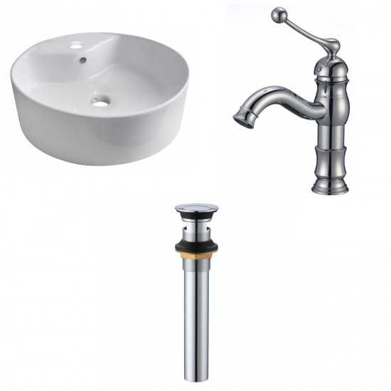 18.25-in. W Bathroom Vessel Sink Set_AI-33777