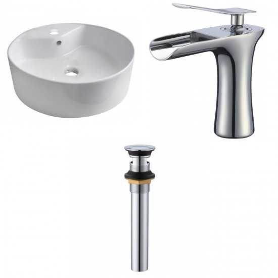 18.25-in. W Bathroom Vessel Sink Set_AI-33778