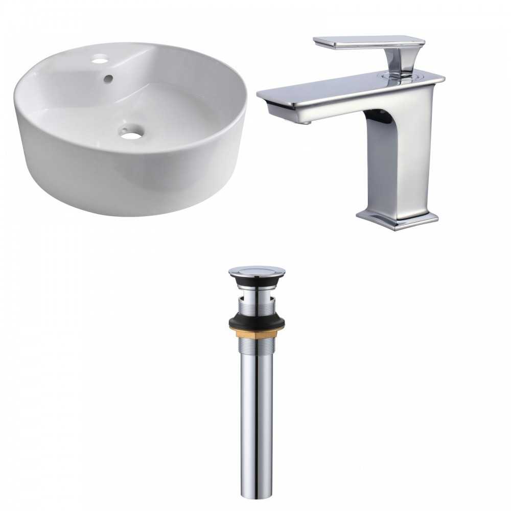 18.25-in. W Bathroom Vessel Sink Set_AI-33779