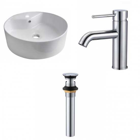 18.25-in. W Bathroom Vessel Sink Set_AI-33780