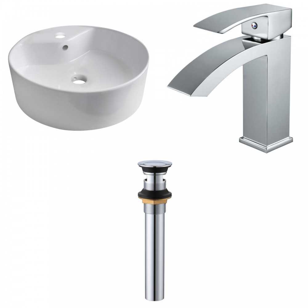 18.25-in. W Bathroom Vessel Sink Set_AI-33781