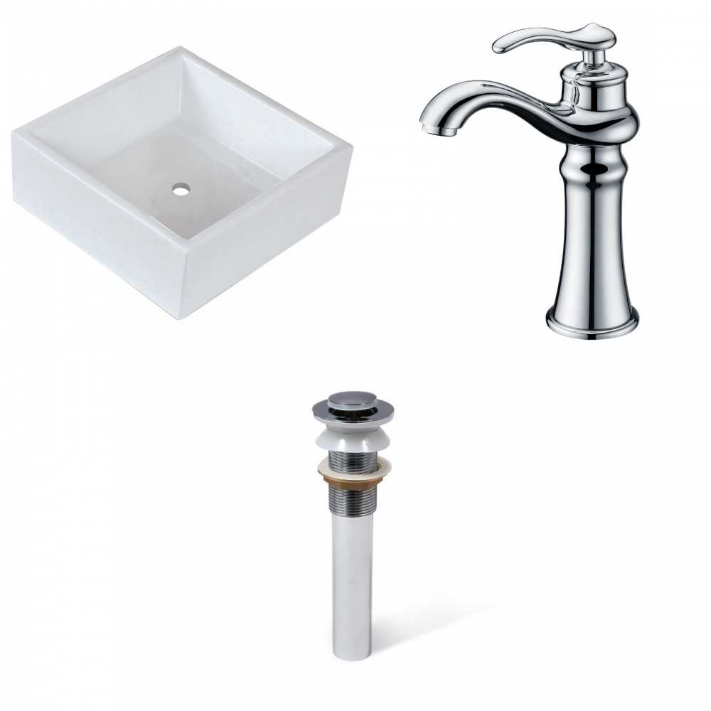 14.75-in. W Bathroom Vessel Sink Set_AI-33784