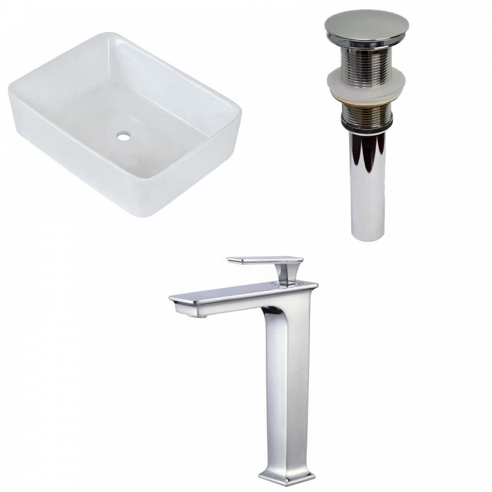 18.75-in. W Bathroom Vessel Sink Set_AI-33788