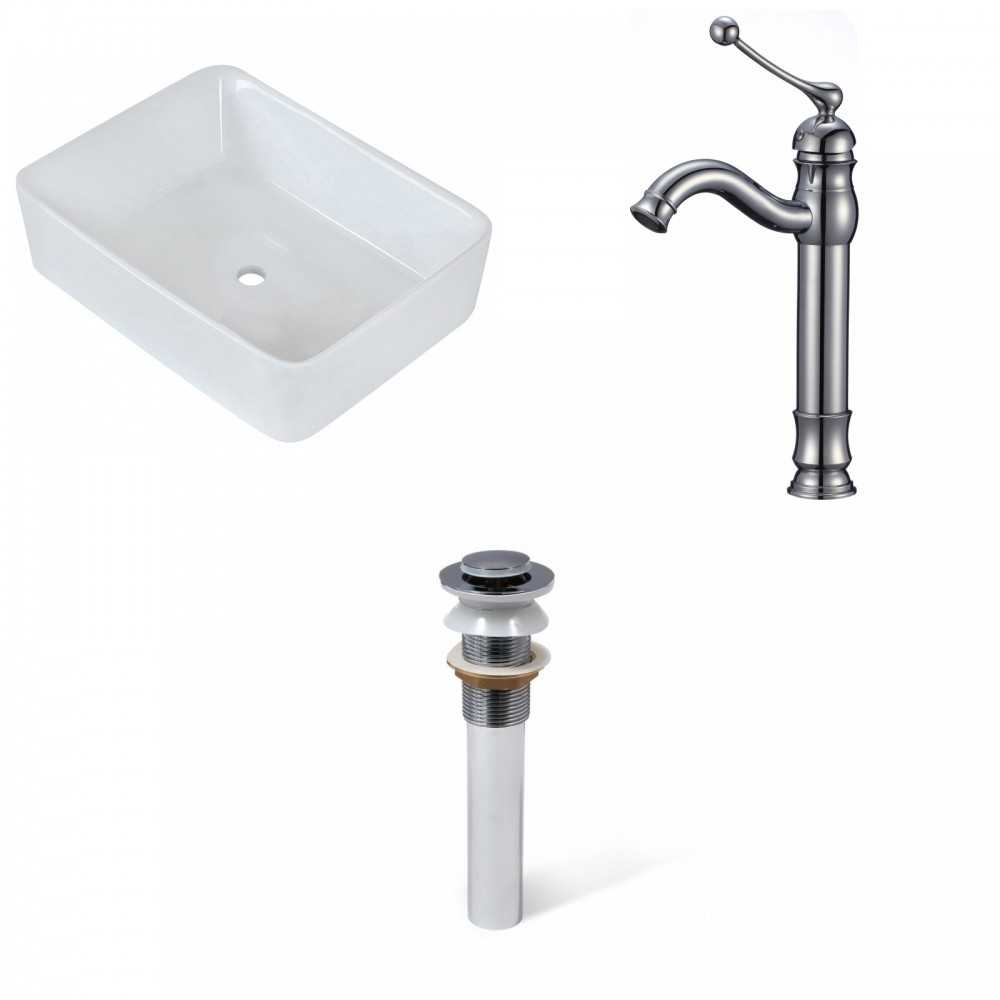 18.75-in. W Bathroom Vessel Sink Set_AI-33791