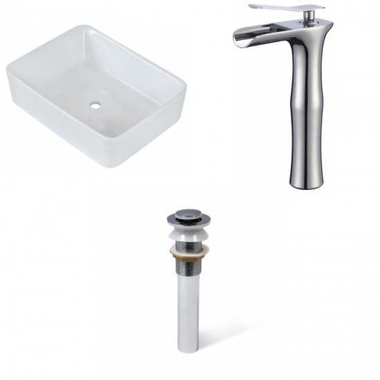 18.75-in. W Bathroom Vessel Sink Set_AI-33792