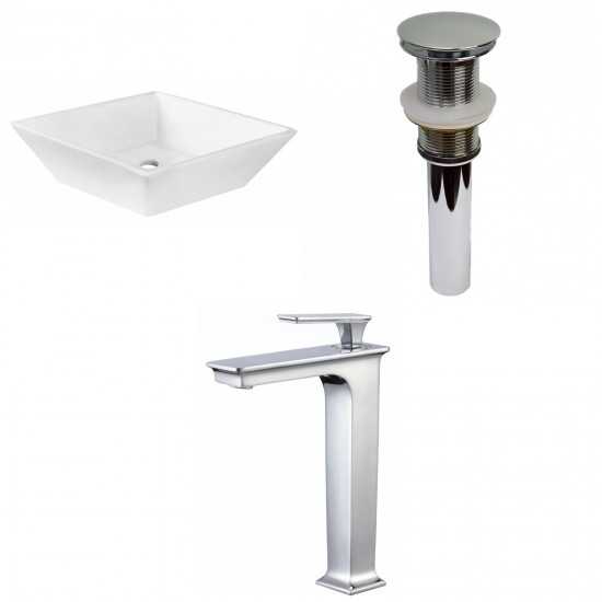 15.75-in. W Bathroom Vessel Sink Set_AI-33806