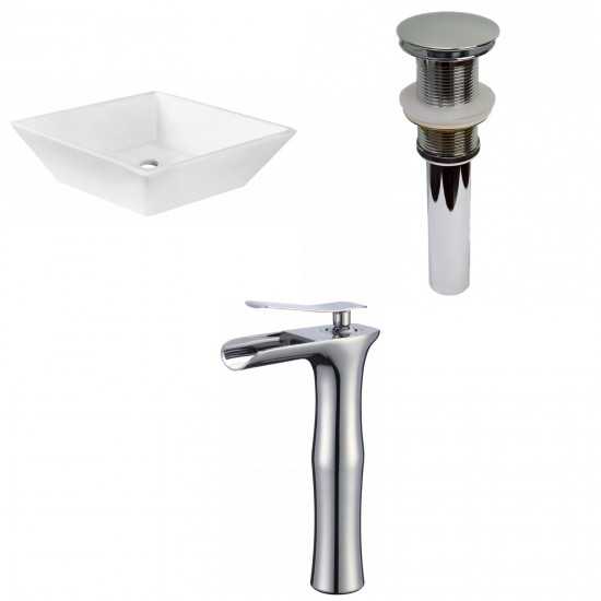 15.75-in. W Bathroom Vessel Sink Set_AI-33807