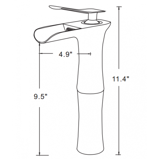15.75-in. W Bathroom Vessel Sink Set_AI-33807