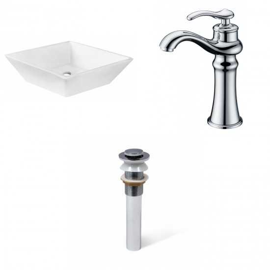 15.75-in. W Bathroom Vessel Sink Set_AI-33808