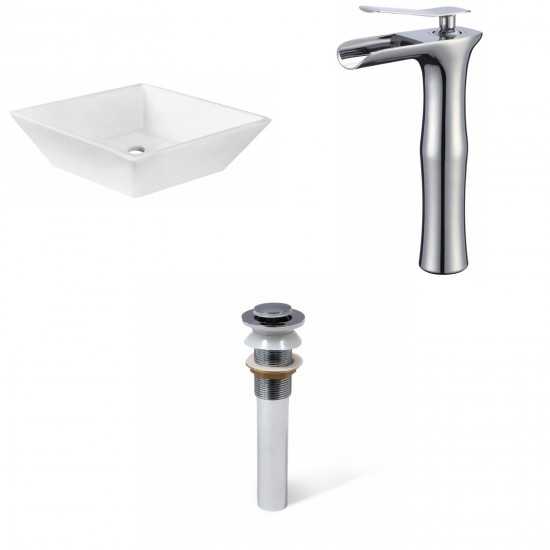 15.75-in. W Bathroom Vessel Sink Set_AI-33810